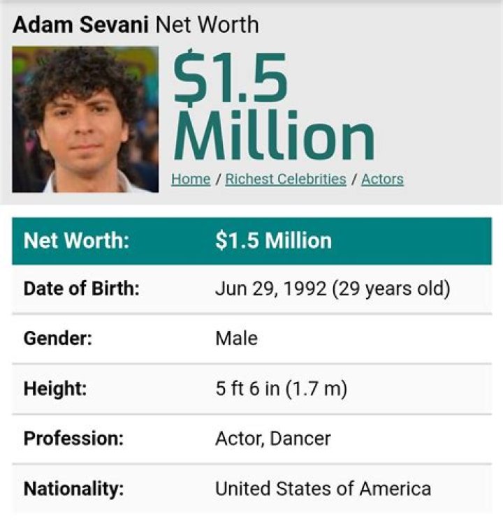 Adam Sevani Net Worth | Celebrity Net Worth